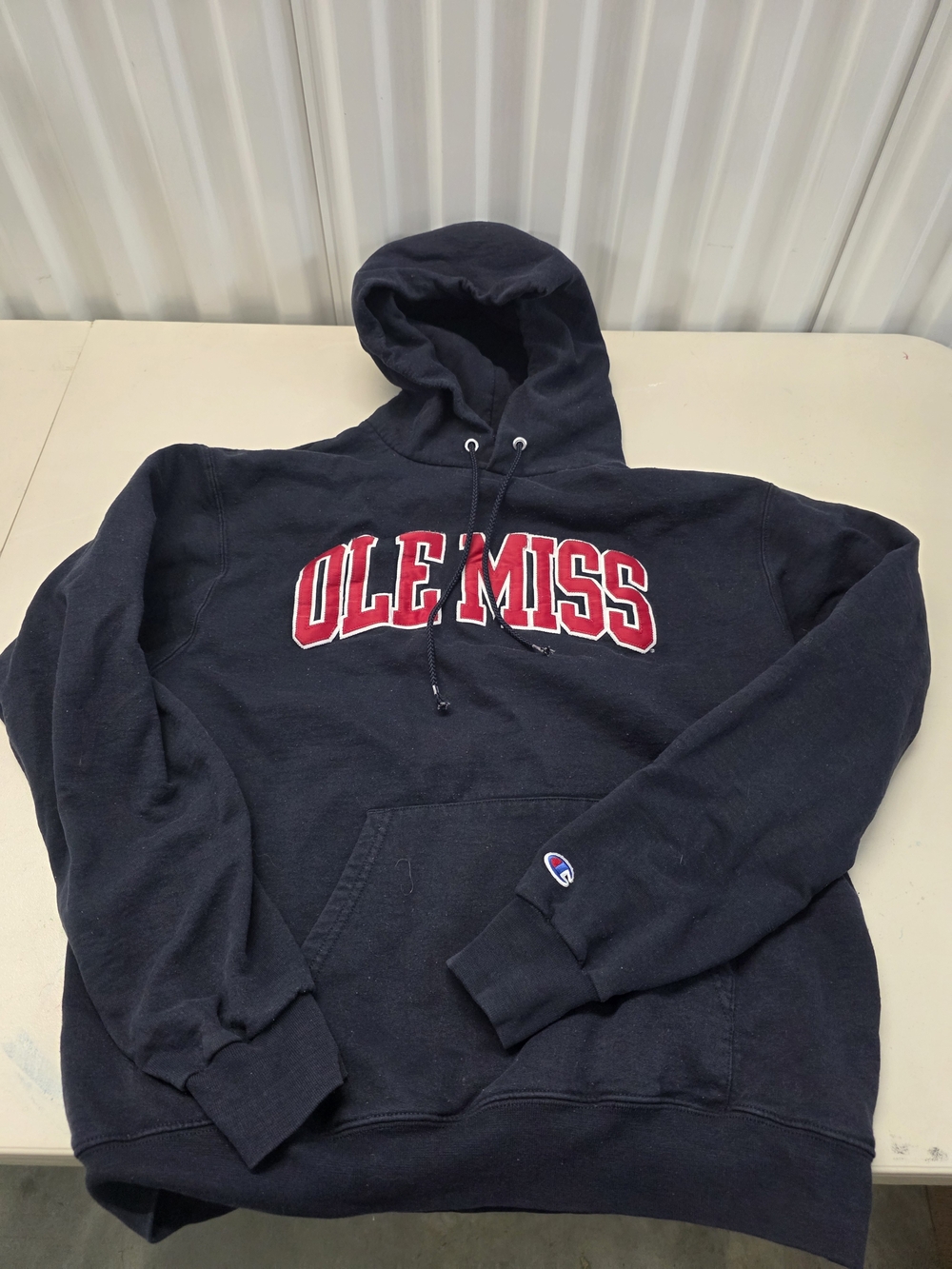 Ole Miss Rebels Champion Hoodie Sweatshirt Men's Size Medium